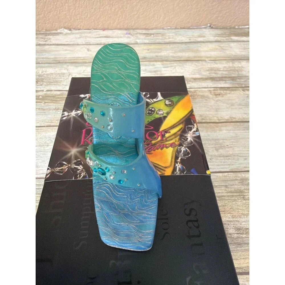 Just The Right Shoe “Dolphin” by Raine Miniature Shoe Figurine New in Box 2006 - Picture 7 of 15